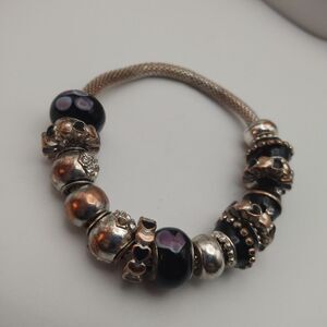 Antique princess styled charm bracelet‎